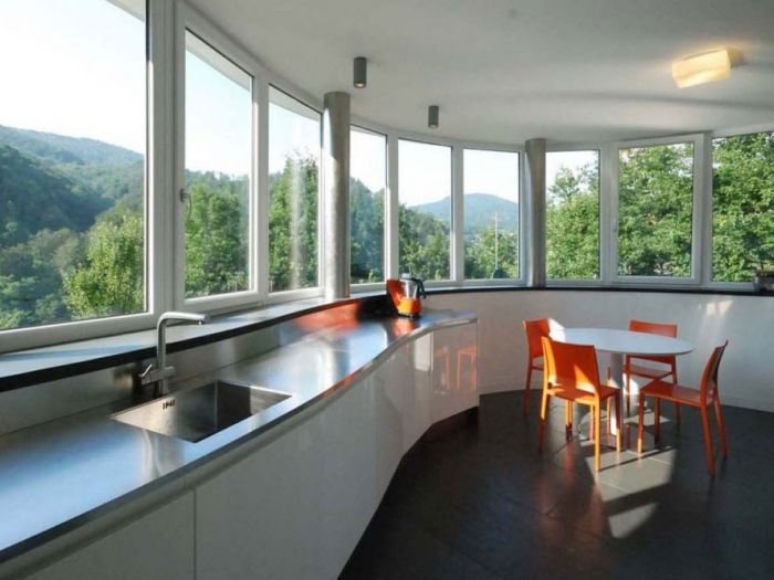 Archisio - Roberto Silvestri - Progetto Tetto in legno pietra e mattoni a vista