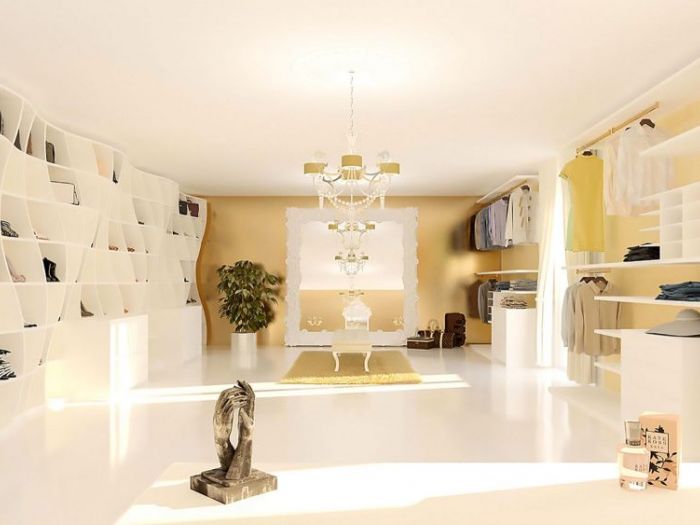 Archisio - Elena Cherubini - Progetto Allestimento interni per privato