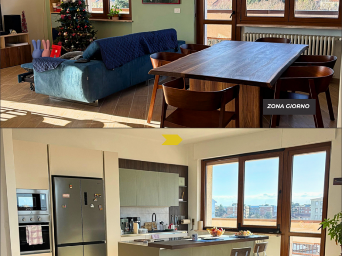 Archisio - Studio Tecnico Associato Ivaldi Carrer - Progetto Ristrutturazione appartamento ultimo piano sito in alessandria al