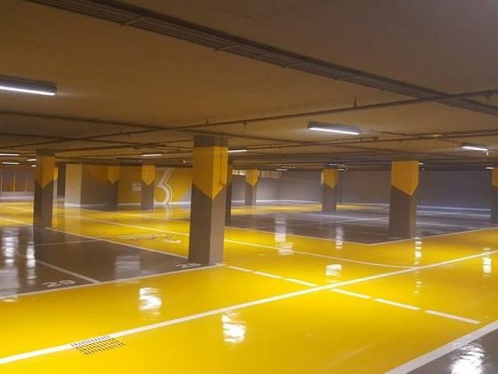 Archisio - Givir Sistemi In Resina Impresa Edile Civile E Industriale - Progetto Soluzioni per impianti sportivi ed aree di gioco parking via giulia - roma sistemi in multistrato sistemi per campi sportivi con supporto in asfalto