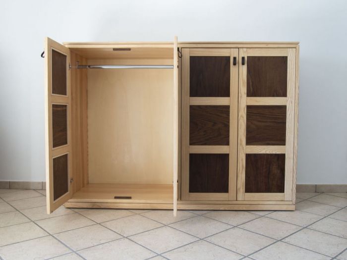 Archisio - Ebanisteria Gambella - Progetto Armadio a quattro ante scandinavo