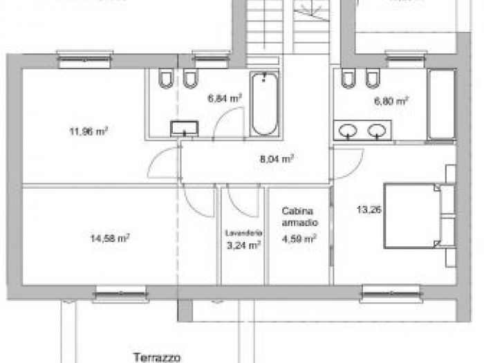Archisio - Omnia 1929 Servizi E Consulenze Immobiliari - Progetto Hs b240-186 t31 villa bifamiliare
