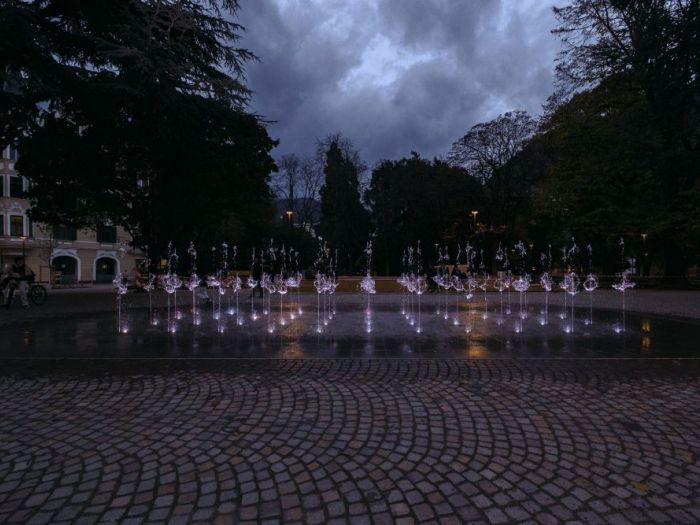 Archisio - Forme Dacqua - Progetto Fontana dinamica a pavimento waltherpark