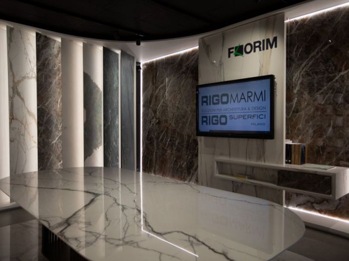 Archisio - Tracto srl - Progetto Showroom rigo marmi milano