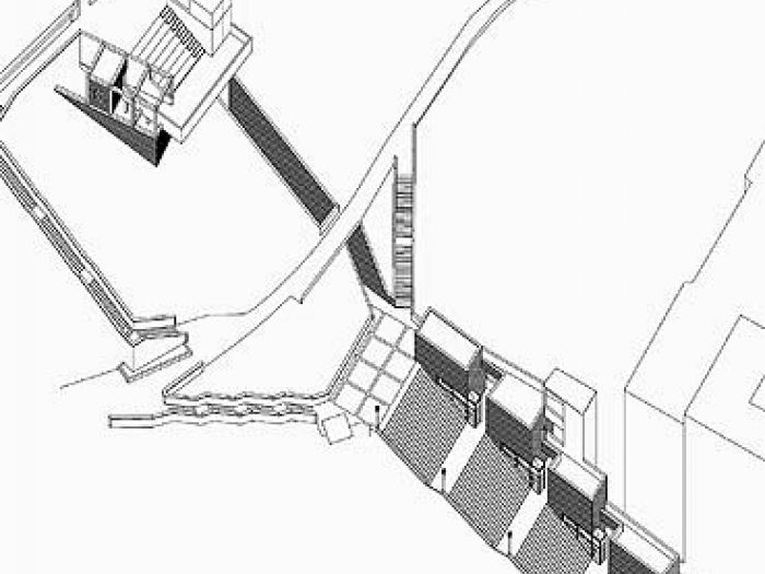Archisio - Ruggero Lenci - Progetto Cento piazzeScalinata ugo bassi roma