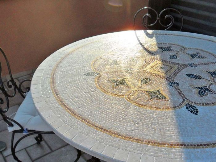 Archisio - Il Fauno Mosaici - Progetto Tavoli particolari lavori su misura