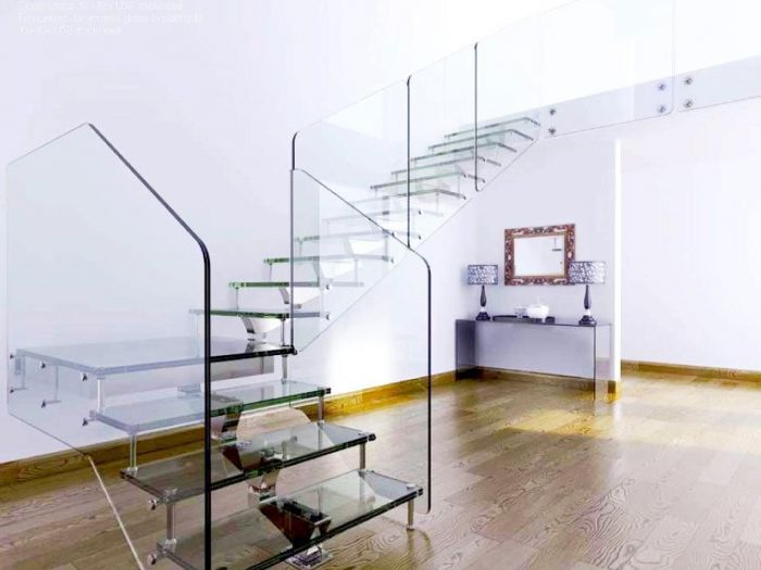 Archisio - Vetreria Artistica Tonazzi - Progetto Scale in vetro e acciaio