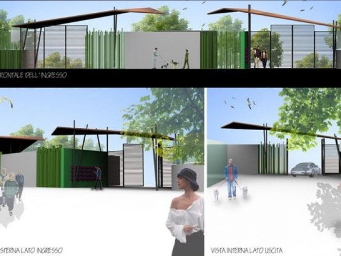 Archisio - Ingegnere Ferdinando Mangiavacchi - Progetto Riqualificazione e sistemazione aree esterne accesso e viabilit comprensorio