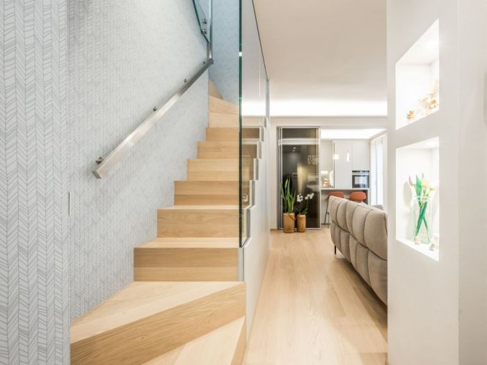 Archisio - Studio Micaela Mazzoni - Progetto Progetto di ristrutturazione appartamento su due livelli con terrazzo panoramico