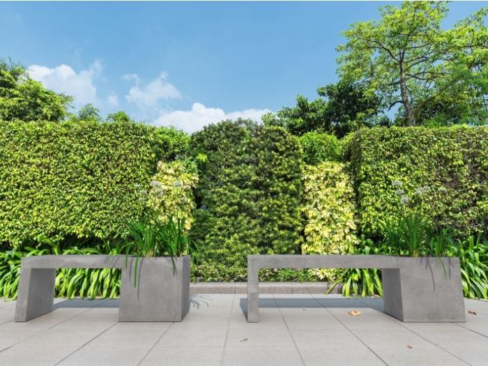 Archisio - D Materials - Progetto Regular bench-planter