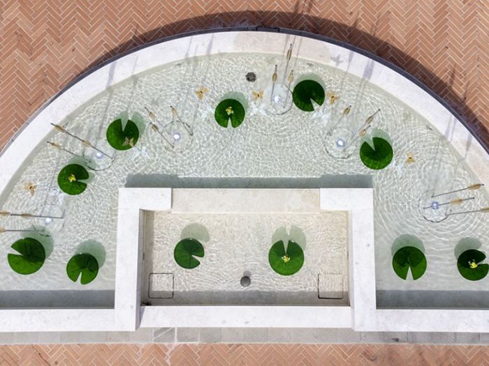 Archisio - Forme Dacqua - Progetto Gold flowers - villa privata italia