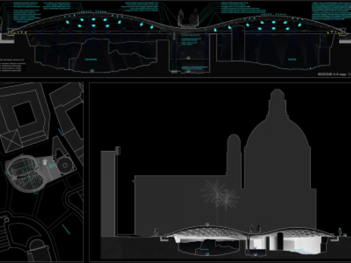 Archisio - Enrico Realacci - Progetto Auditorium di adriano - copertura