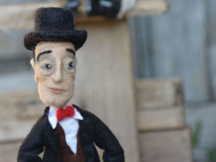 Archisio - Pupillae Art Dolls - Progetto Bambole di feltro principe antonio de curtis in arte tot