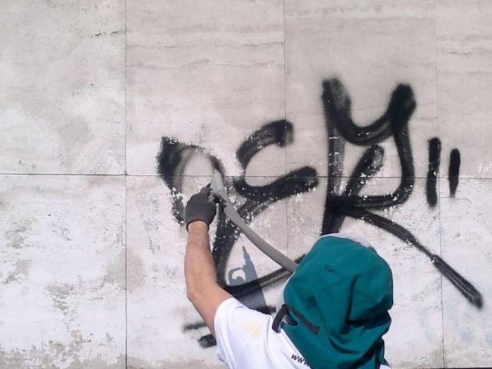 Archisio - Nemo srl - Progetto Rimozione graffiti