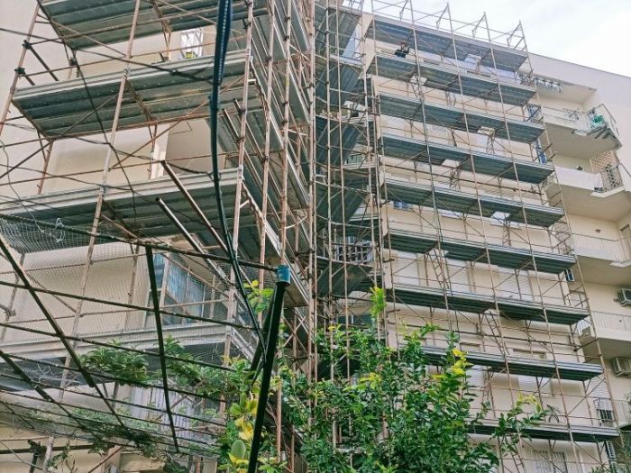 Archisio - Fontana Giovanni Ponteggi - Progetto Montaggio ponteggio telai e tubi e giunti