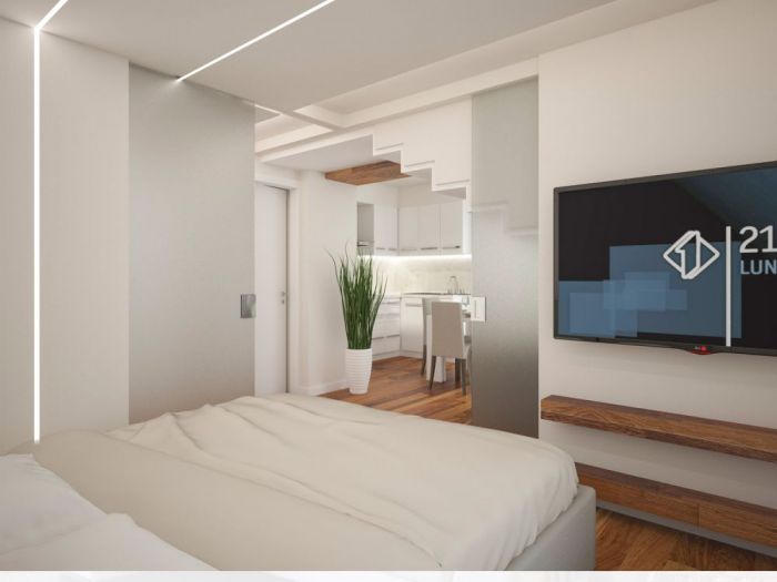 Archisio - Mc Rendering Solution - Progetto una casa su due livelli trasformabile nel tempo