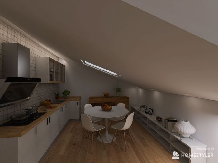 Archisio - Georgia Lo Iacono - Progetto Rendering 3d di una mansarda da ristrutturareLasciami sognare
