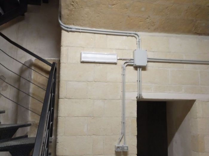 Archisio - Michele Gallo - Progetto Illuminazione e forza motrice con tubazione rigida al piano interrato