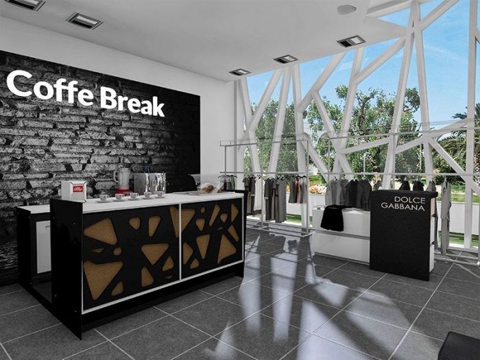 Archisio - Designer1995 Studio Architettura E Arredamento - Progetto Arredamento bar negozio moda