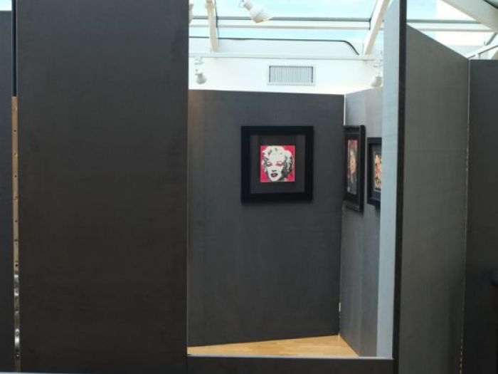 Archisio - Studio Colleoni Previtali Architetti - Progetto Allestimento mostra andy warhol - pinacoteca g Bellini - sarnico