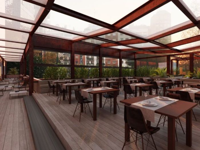 Archisio - Best Belingardi Stefano Architects - Progetto Westin palace hotel winter garden