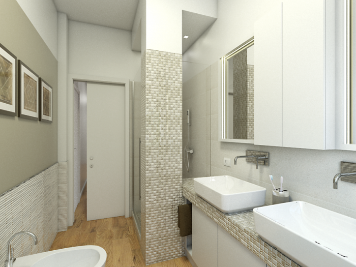 Archisio - Antonella Favalli - Progetto Da trilocale a quadrilocale