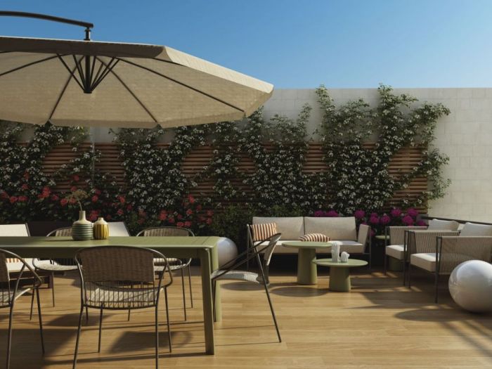 Archisio - Mam Interior Designer Render Artist - Progetto Outdoor project -un giardino in citt