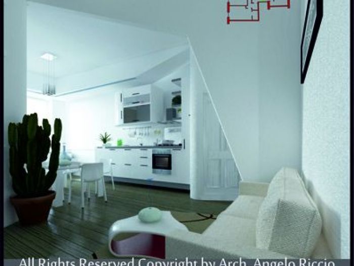 Archisio - Angelo Riccio - Progetto Ipotesi di ristrutturazione appartamento