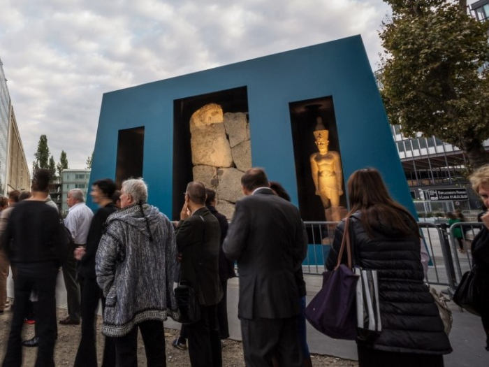 Archisio - Ateliers Romeo - Nicolas Dubois - Progetto Egitto antico delle statue di faraoni erette a parigi