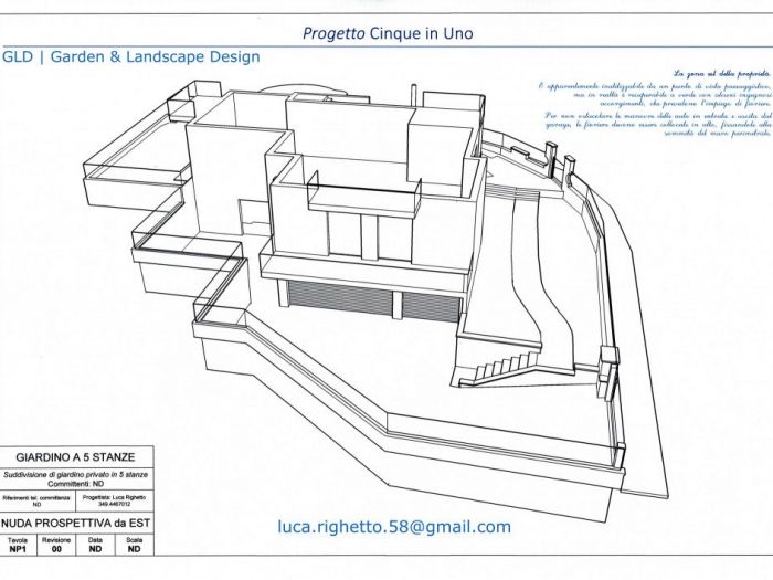 Archisio - Luca Righetto - Progetto Progettazione giardini Cinque in uno