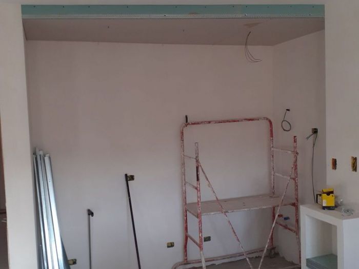 Archisio - Mani Srl Ristrutturazini - Progetto Living roma zona madonnetta