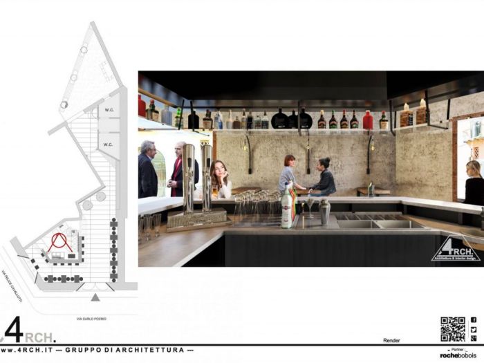 Archisio - Sergio Setaro - Progetto Industrial loungebar