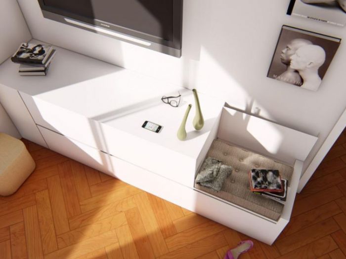 Archisio - Luca Gheghi - Progetto Mobile camera da letto