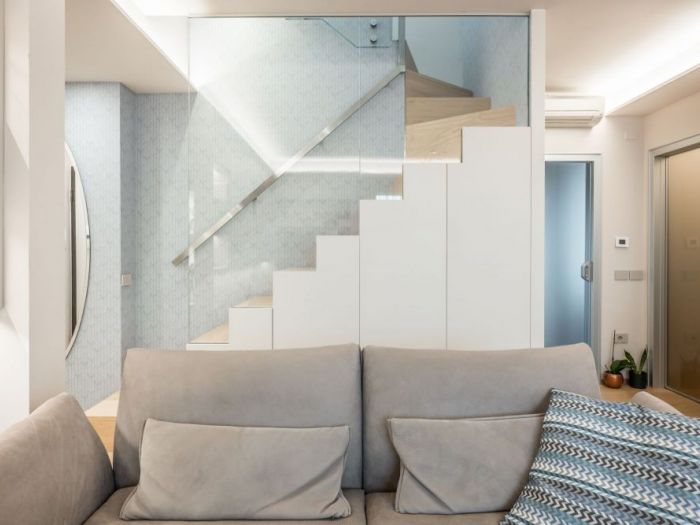 Archisio - Studio Micaela Mazzoni - Progetto Progetto di ristrutturazione appartamento su due livelli con terrazzo panoramico