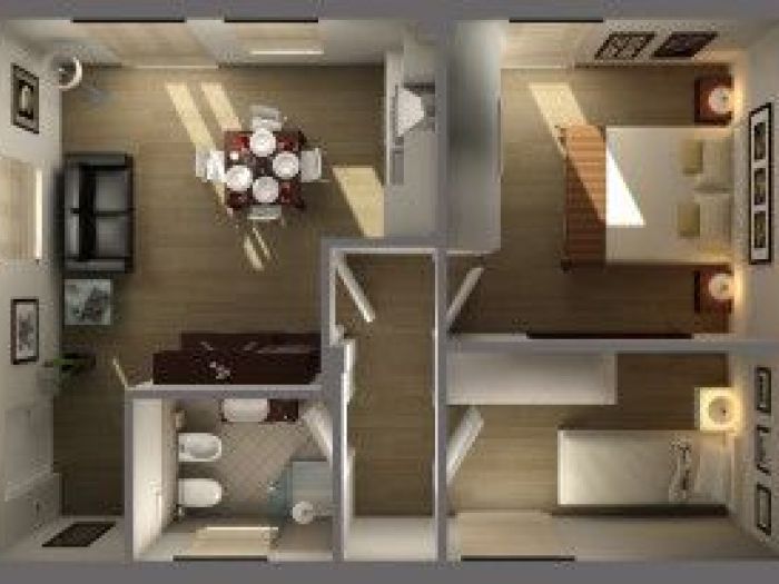 Archisio - Mageris srl - Progetto Progetti rendering - adamoeva bb trilocale