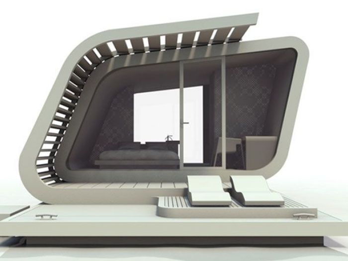 Archisio - Torrisi Procopio Architetti - Progetto Iride 01 floating suite marine parks lakes lagoons 2012