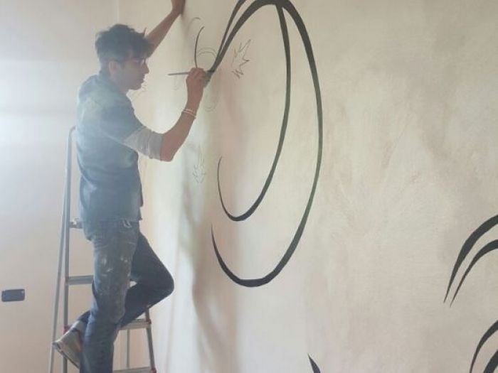 Archisio - Erris Art Di Enrico Colombo - Progetto Imbiancatura decorazioni pavimenti in resina