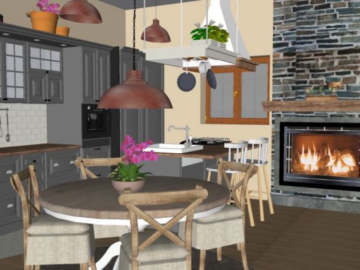 Archisio - Casesa Tiziano - Progetto Appartamento 70mq stile shabby chic