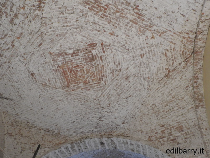 Archisio - Edilbarry - Progetto pulizia volte in cotto e muri in arenaria tramite sabbiatura