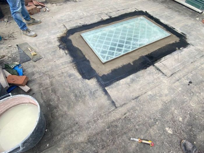 Archisio - Geometra Luigi Amato - Progetto Progettazione e direzione lavori impermeabilizzazione terrazzo impermeabilizzazione area intorno ai n2 lucernari