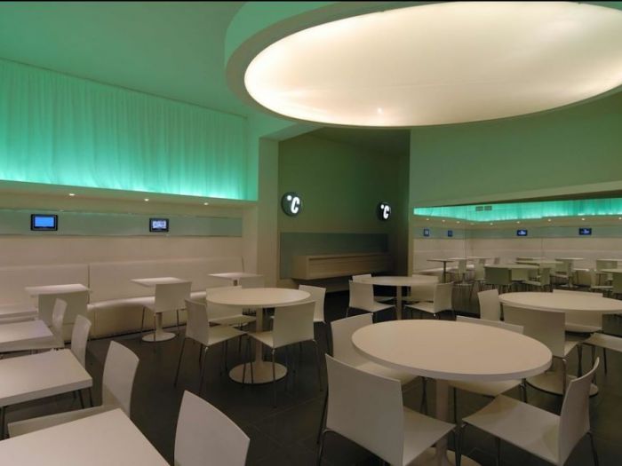 Archisio - Architectural Make Up - Progetto Cristall bar - ristrutturazione ed arredamento bar-ristoranteArch massimo viti arch francesca amore