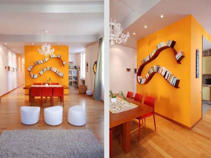 Archisio - Roberto Silvestri - Progetto Una casa giocosa con le pareti colorate