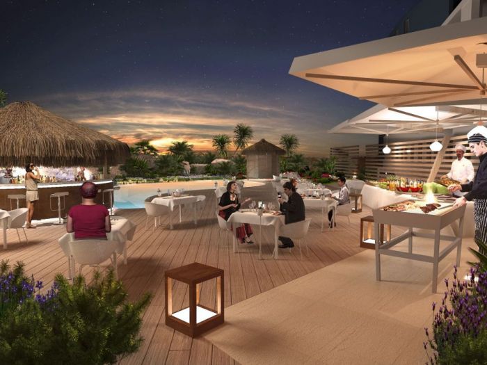 Archisio - Alfonso Califano - Progetto Mercure hotel piscina