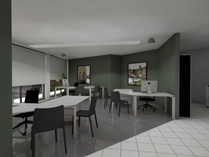 Archisio - Designer1995 Studio Architettura E Arredamento - Progetto Arredamento ufficio direzionale in centro valle intelvi comune di san fedele dintelvi como