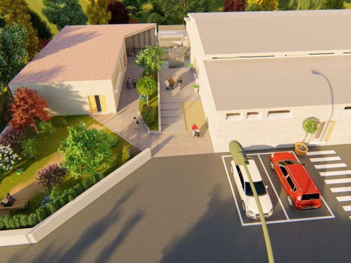 Archisio - Andrea Sorci Natural Living - Progetto Ipotesi progetto di ripristino di un capannone a borghetto flaminio rm per la sede museale della fondazione