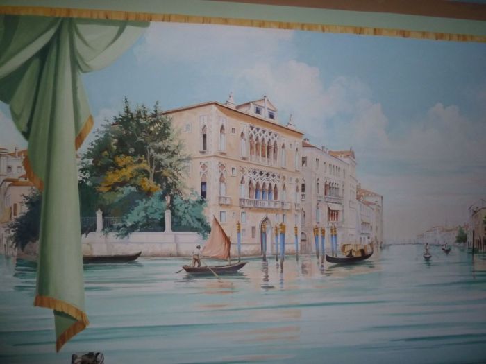 Archisio - Erica De Rosa - Progetto Trompe loeil con scorci di venezia