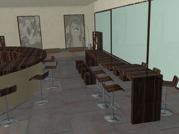 Archisio - Federico Dubini - Progetto Happy lounge barLuogo dincontri