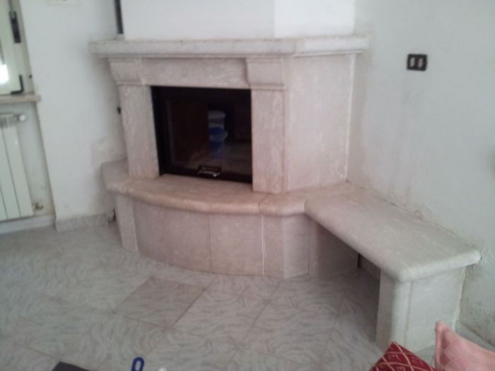 Archisio - Maurizio Di Biase - Progetto Rivestimento di camino