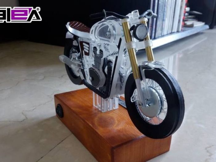 Archisio - Vala Lampade - Progetto Lampada motocicletta marca triumph