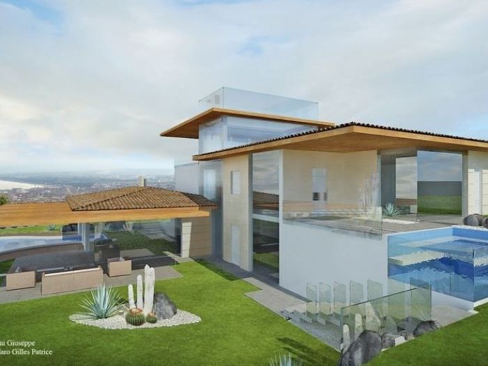 Archisio - Gilles Patrice Arch Todaro - Progetto Lussuosa villa unifamiliare superpanoramica